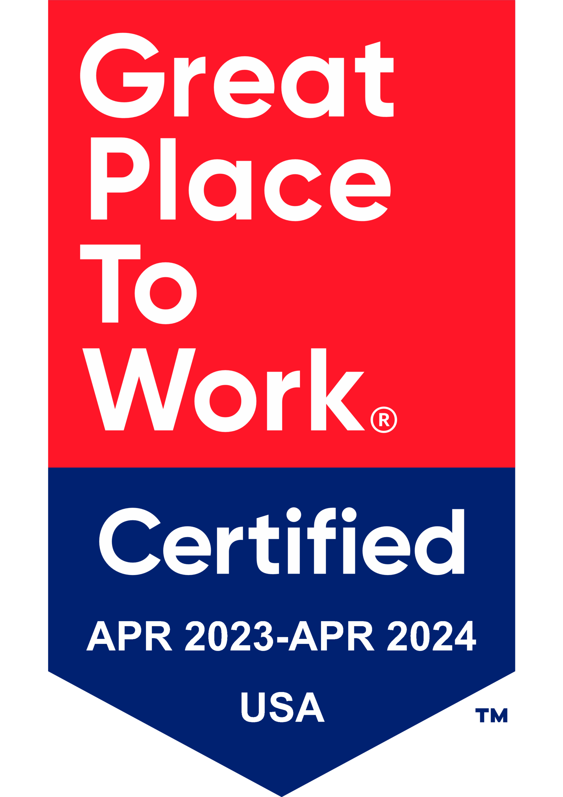 Great Place To Work - Certified Badge