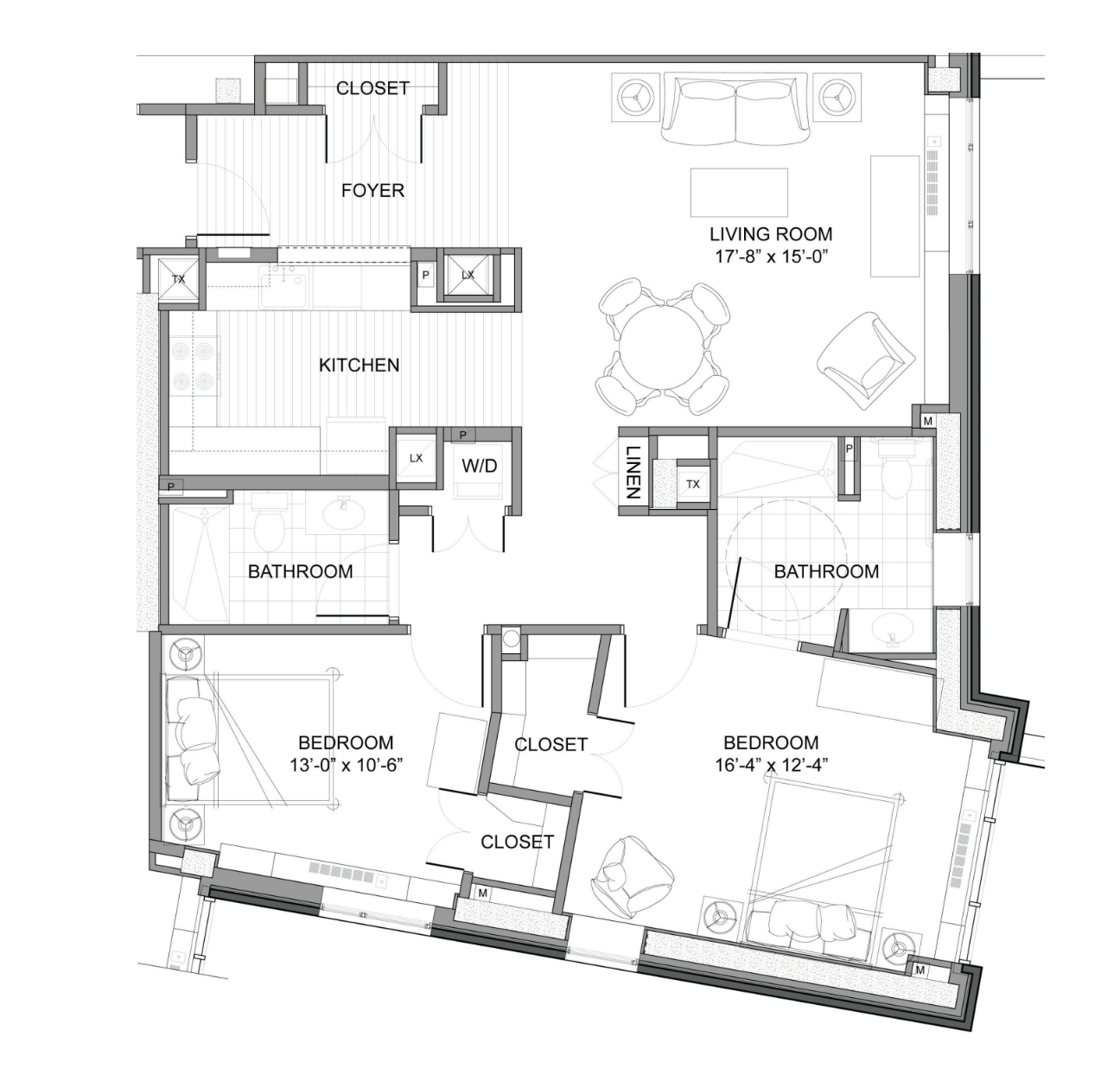 The Starboard Floor Plan