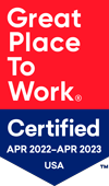 Great place to work badge